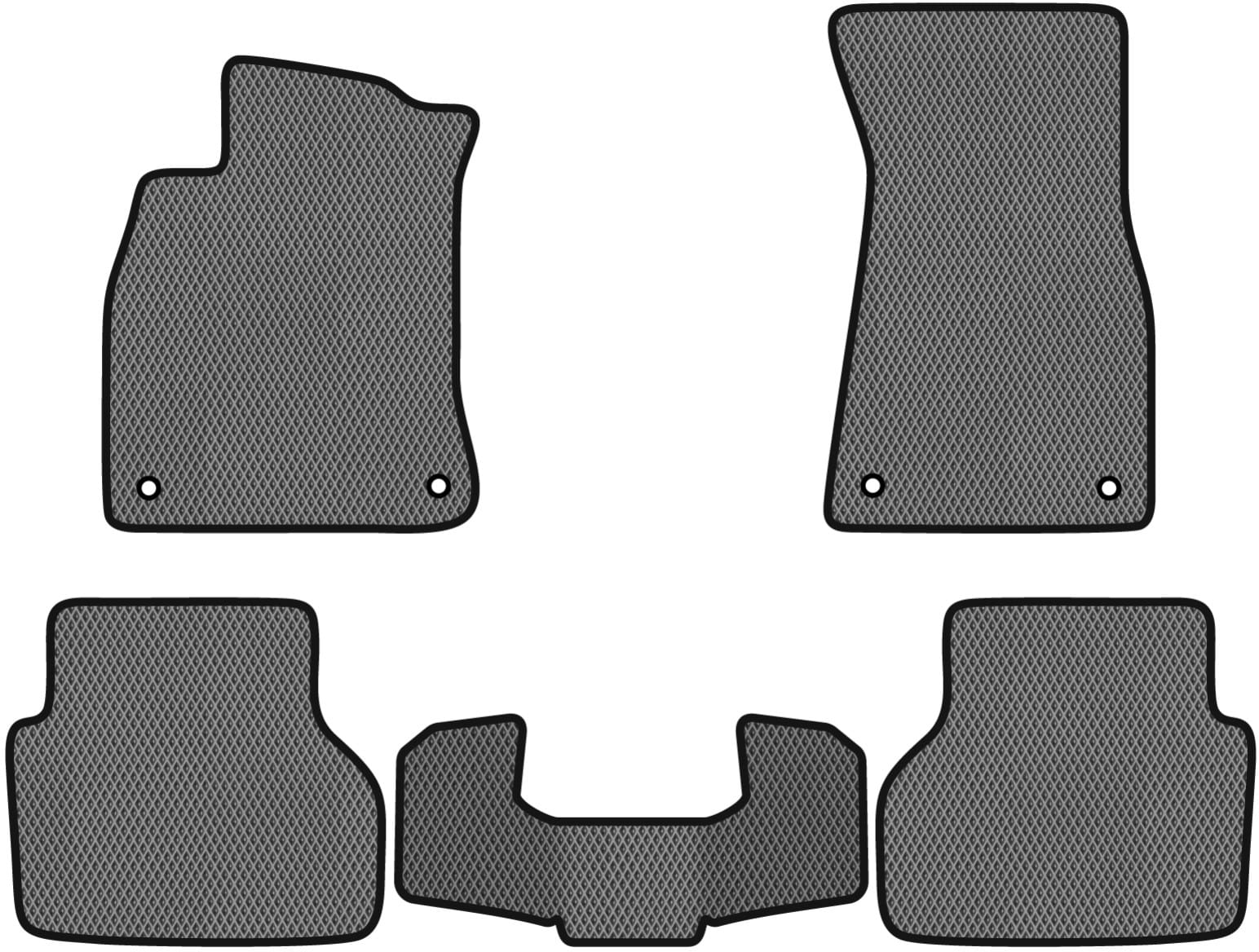 EVA коврики в салон авто EVAtech для A6 (C8) Hybrid Audi 2018 5 поколение Sedan EU (AU44463CB5AV4RGB)