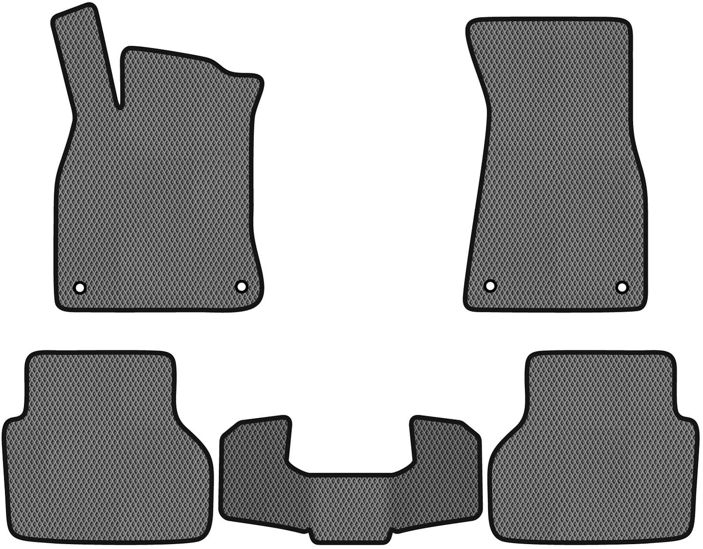 EVA коврики в салон авто EVAtech для A6 (C8) Hybrid Audi 2018 5 поколение Combi EU (AU44464C5AV4RGB)