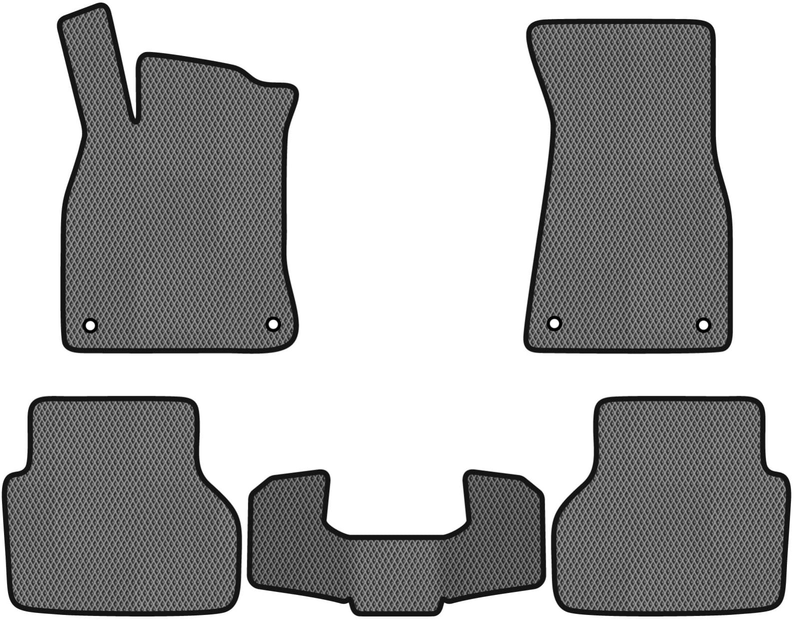 EVA килимки в салон авто EVAtech для A6 (C8) Hybrid Audi 2018 5 покоління Sedan EU (AU44463C5AV4RGB)
