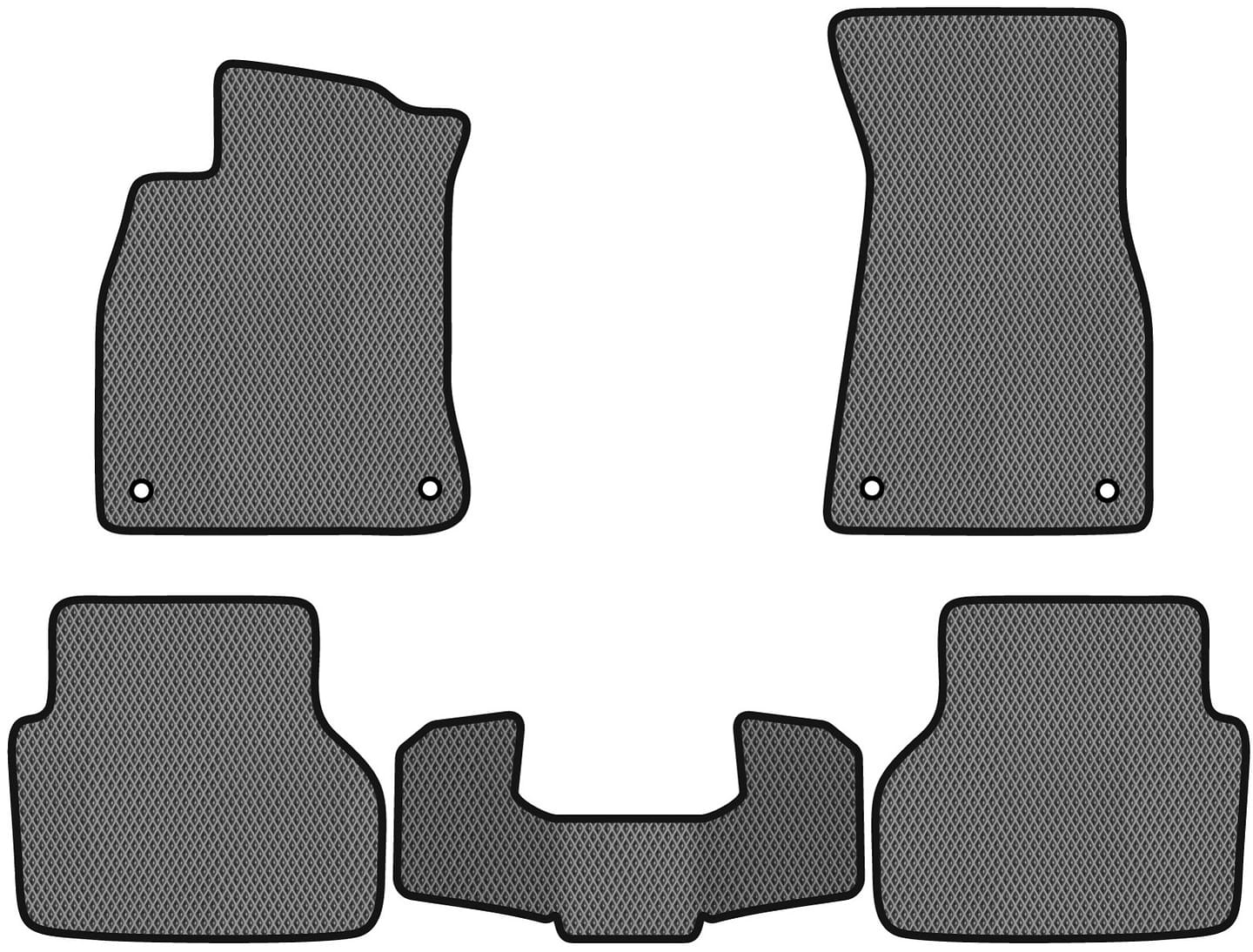 EVA коврики в салон авто EVAtech для A6 (C8) Hybrid Audi 2018 5 поколение Combi EU (AU44464CB5AV4RGB)