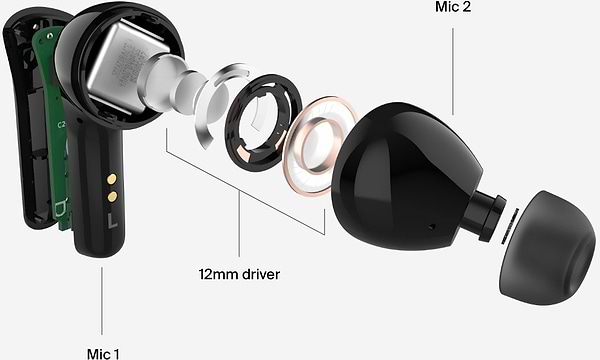 Фото - Навушники вкладиші бездротові TWS Belkin Soundform Motion True Wireless Black (AUC010BTBK)