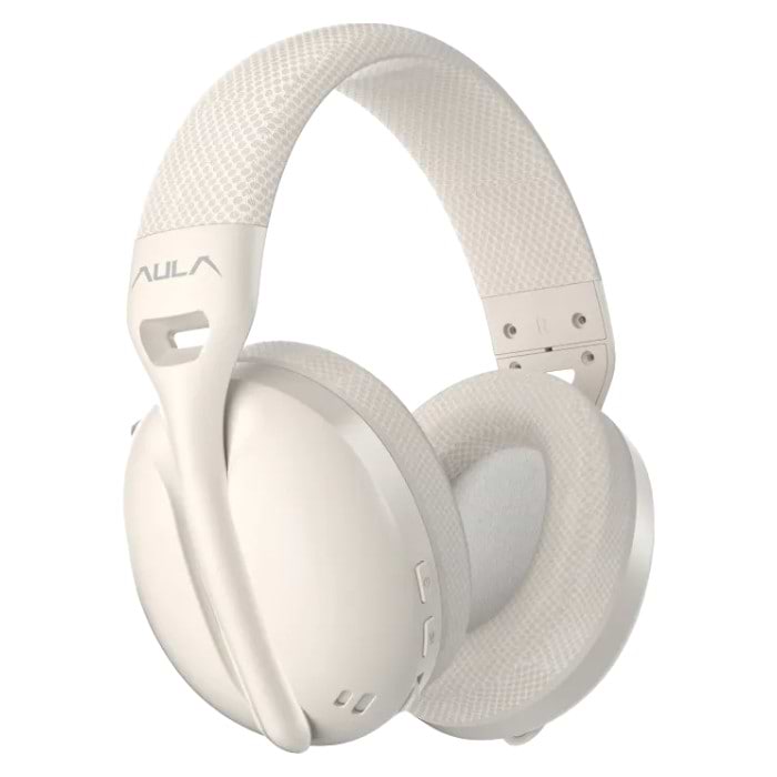 Наушники полноразмерные беспроводные Aula S6 Wireless Headset Milk Tea (6948391235578) - Фото 1