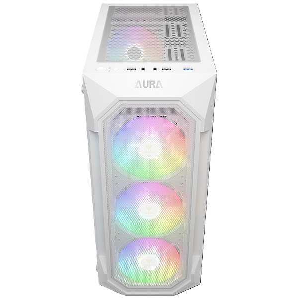 Фото - Корпус Gamdias AURA GC1 ELITE WH ARGB Mid-Tower (4711514500608)