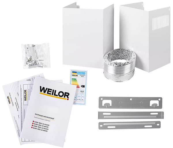 Фото - Витяжка декоративна Weilor AURA WDS 53 WHITE