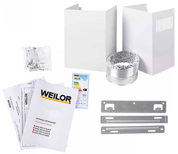 Фото - Вытяжка декоративная Weilor AURA WDS 63 WHITE