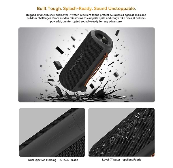 Фото - Портативная акустика Blackview AuraBass 3 Black (6931548324775)