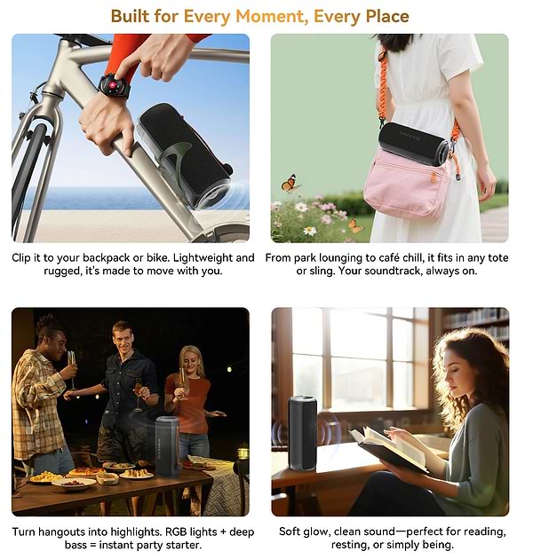 Фото - Портативная акустика Blackview AuraBass 3 Black (6931548324775)