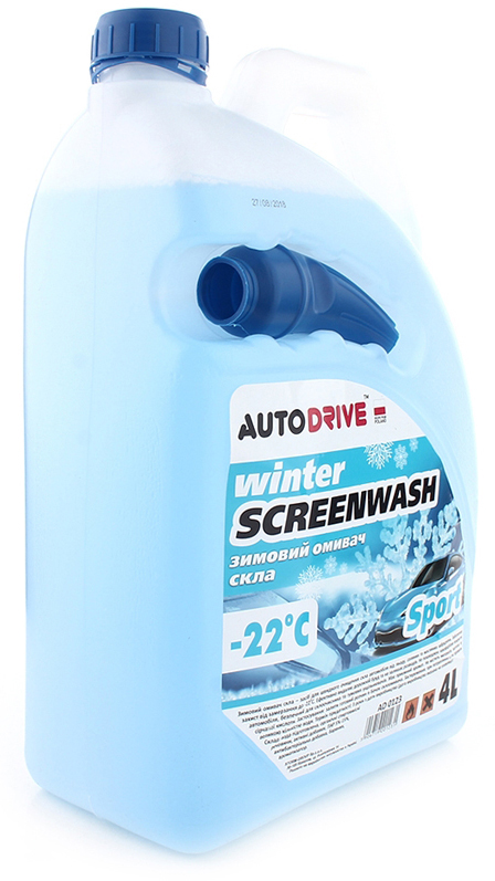 Фото - Омивач скла Auto Drive Winter Screenwash Sport 4 л (AD0123)