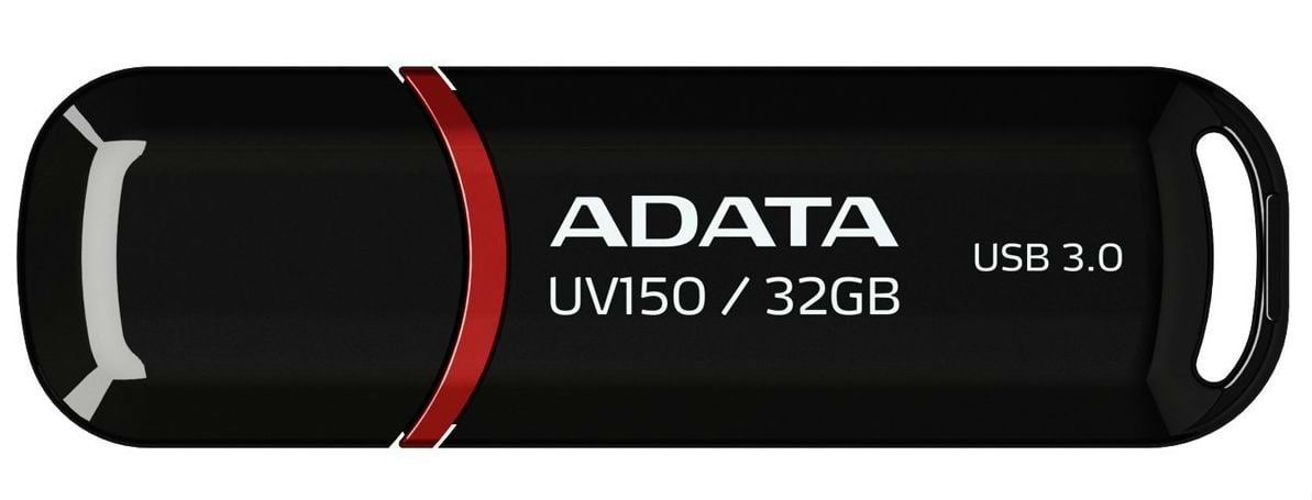 Флеш USB ADATA UV150 32GB USB 3.0 Black (AUV150-32G-RBK)