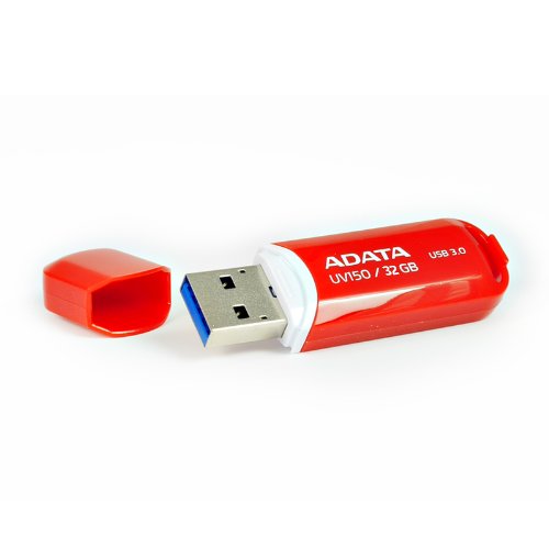 Флеш USB ADATA UV150 32GB USB 3.0 Red (AUV150-32G-RRD)