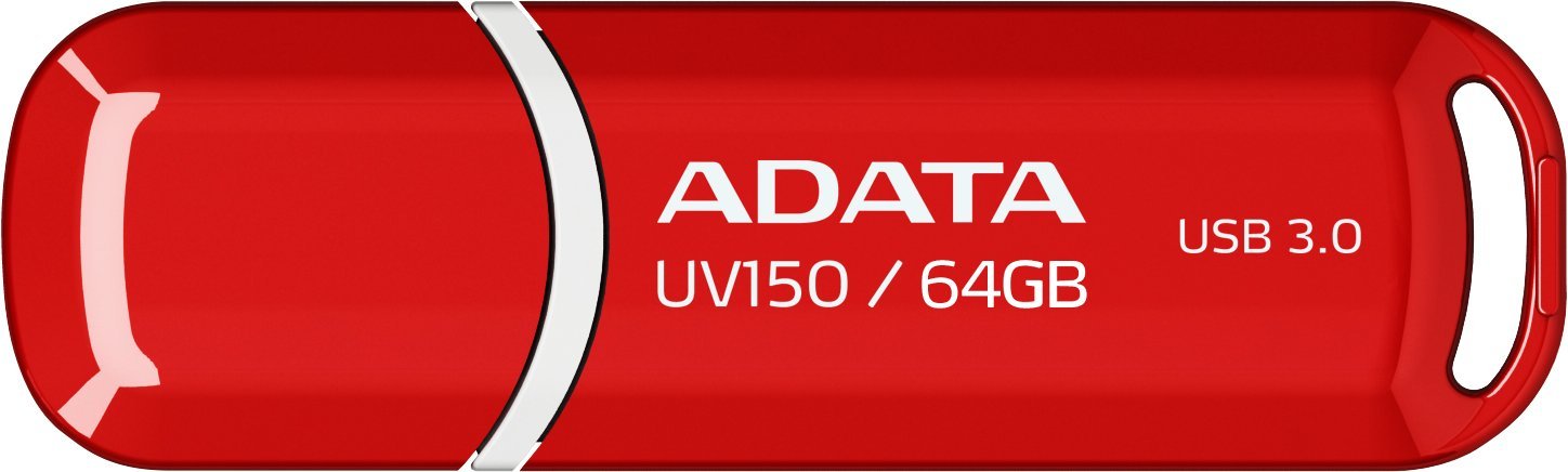 Флеш USB ADATA UV150 64GB USB 3.0 Red (AUV150-64G-RRD)