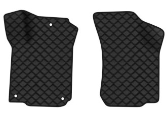 Килимки з екошкіри в салон авто передні EVAtech для Octavia A4 Tour (3 clips) Skoda 1996-2010 1 покоління Liftback EU (SK13219AD2AV3BBB)