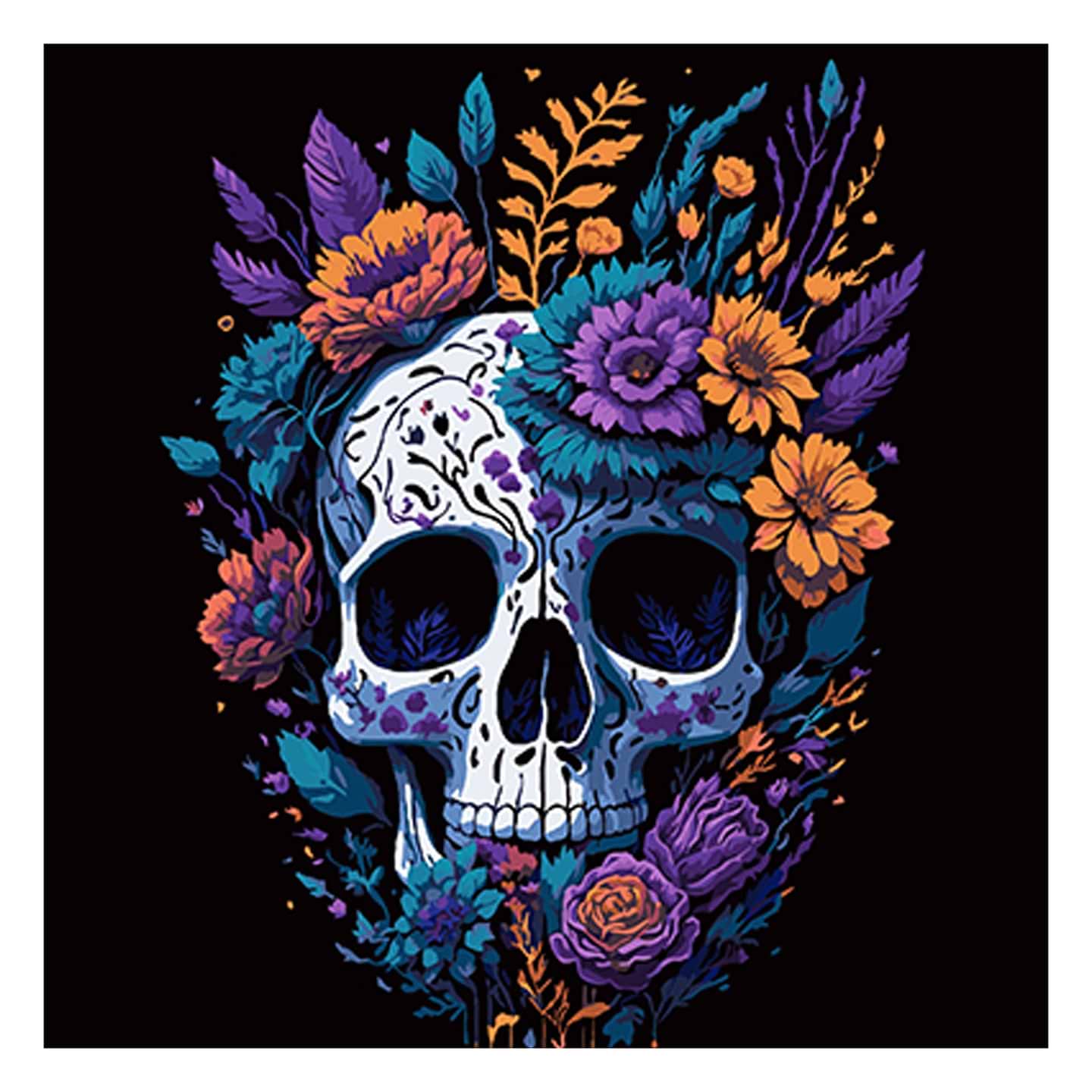 Картина по номерам Strateg Эстетика жизни и смерти 40х40 см (AV4040-35)