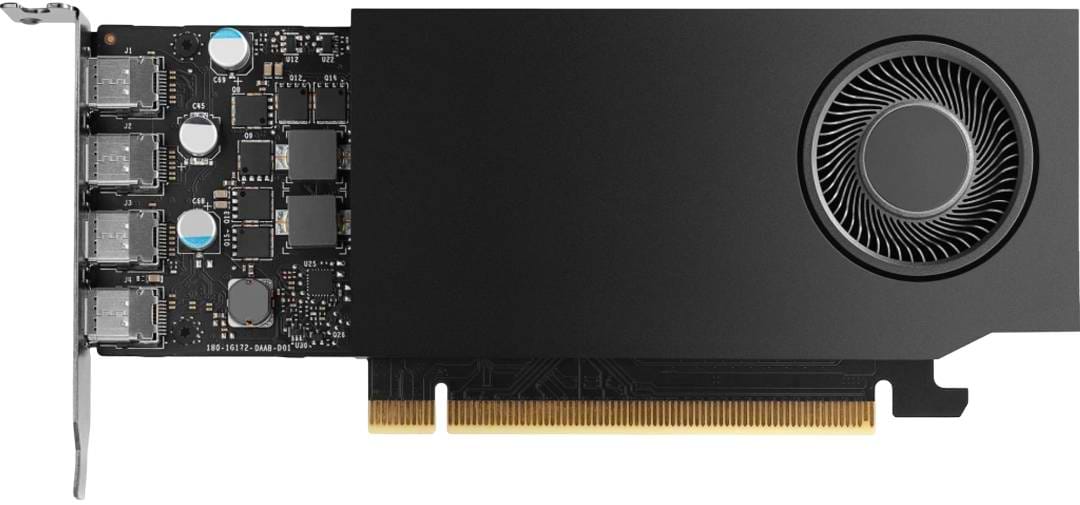 Видеокарта HP NVIDIA RTX A1000 8GB wMini brkt 4mDP GDDR6 (AV8J4AA)