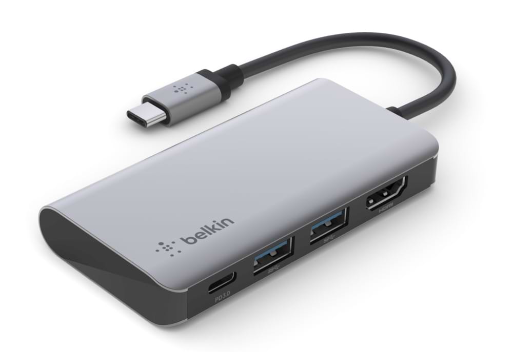 Хаб USB Belkin 4in1 Multiport Dock (AVC006BTSGY)