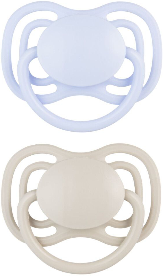 Симетрична пустушка Canpol babies 0-6 міс DENTAL AIR 2 шт. - блакитна (23/225_blu)