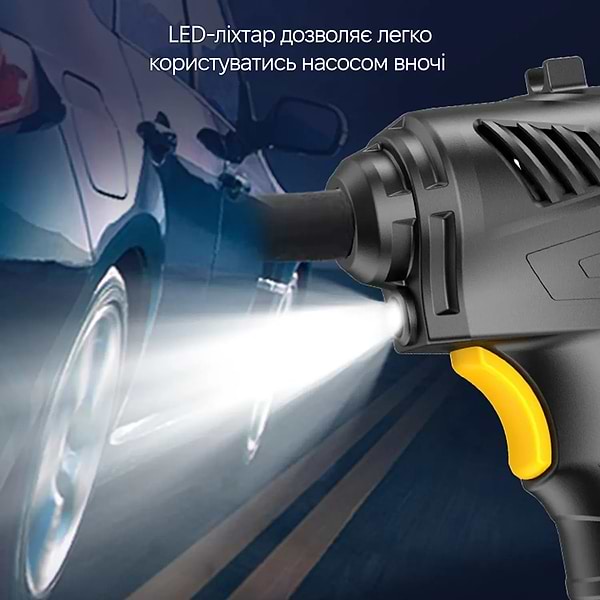 Фото - Автокомпрессор INSPIRE P08 с аккумулятором (INS-P08)