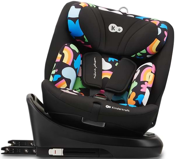 Фото - Автокрісло Kinderkraft i-Grow i-Size Happy Shapes (KCIGRO00HAP0000)
