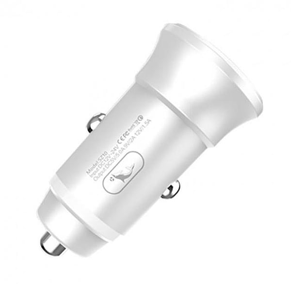 Фото - Автомобильное зарядное устройство SkyDolphin SZ10 QC3.0 (1USB, 3.1A) White (AZP-000085)