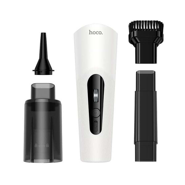 Пылесос ручной для автомобиля HOCO ZP16 White (6942007660853)
