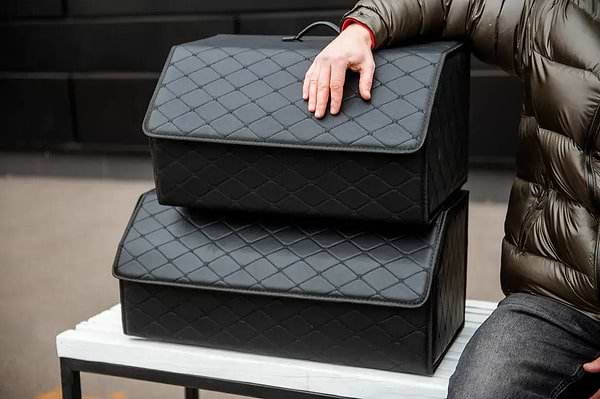 Фото - Сумка-органайзер в багажник Poputchik 55х30х30 см М (03-142-2Д)