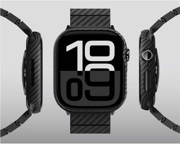 Фото - Чехол-бампер для смарт-часов Pitaka Air Case Black/Grey for Apple Watch 10 46mm (AWB2401)