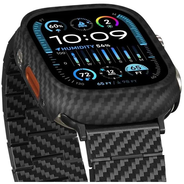 Фото - Чехол-бампер для смарт-часов Pitaka Air Case Black/Grey for Apple Watch 10 46mm (AWB2401)