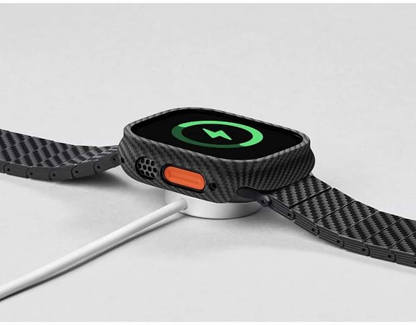 Фото - Чехол-бампер для смарт-часов Pitaka Air Case Black/Grey for Apple Watch 10 46mm (AWB2401)