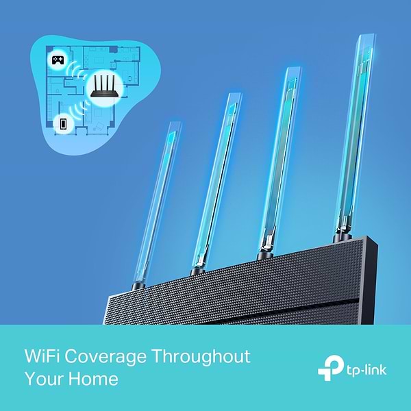 Фото - Уценка - Маршрутизатор интернет WiFi6 TP-Link Archer AX12