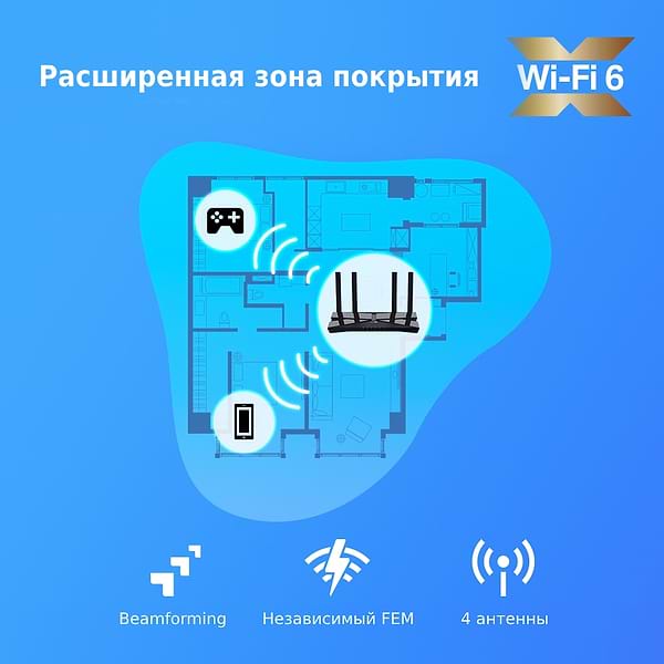 Фото - Маршрутизатор интернет WiFi6 TP-Link Archer AX20