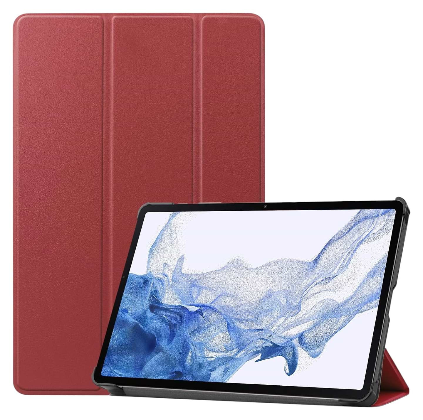Чохол для планшета BeCover Smart Case for Samsung Galaxy Tab S10 FE (SM-X520/SM-X526) 10.9" Red Wine (713281) - Фото 1