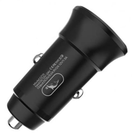 Фото - Автомобильное зарядное устройство SkyDolphin SZ10 QC3.0 (1USB, 3.1A) Black (AZP-000086)