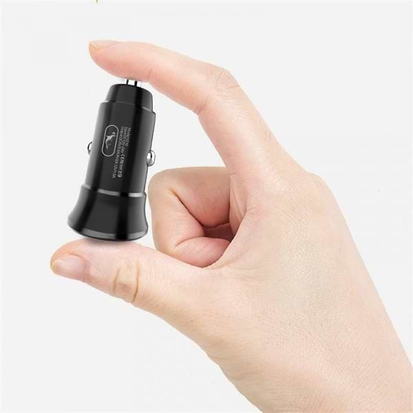 Фото - Автомобильное зарядное устройство SkyDolphin SZ10 QC3.0 (1USB, 3.1A) Black (AZP-000086)