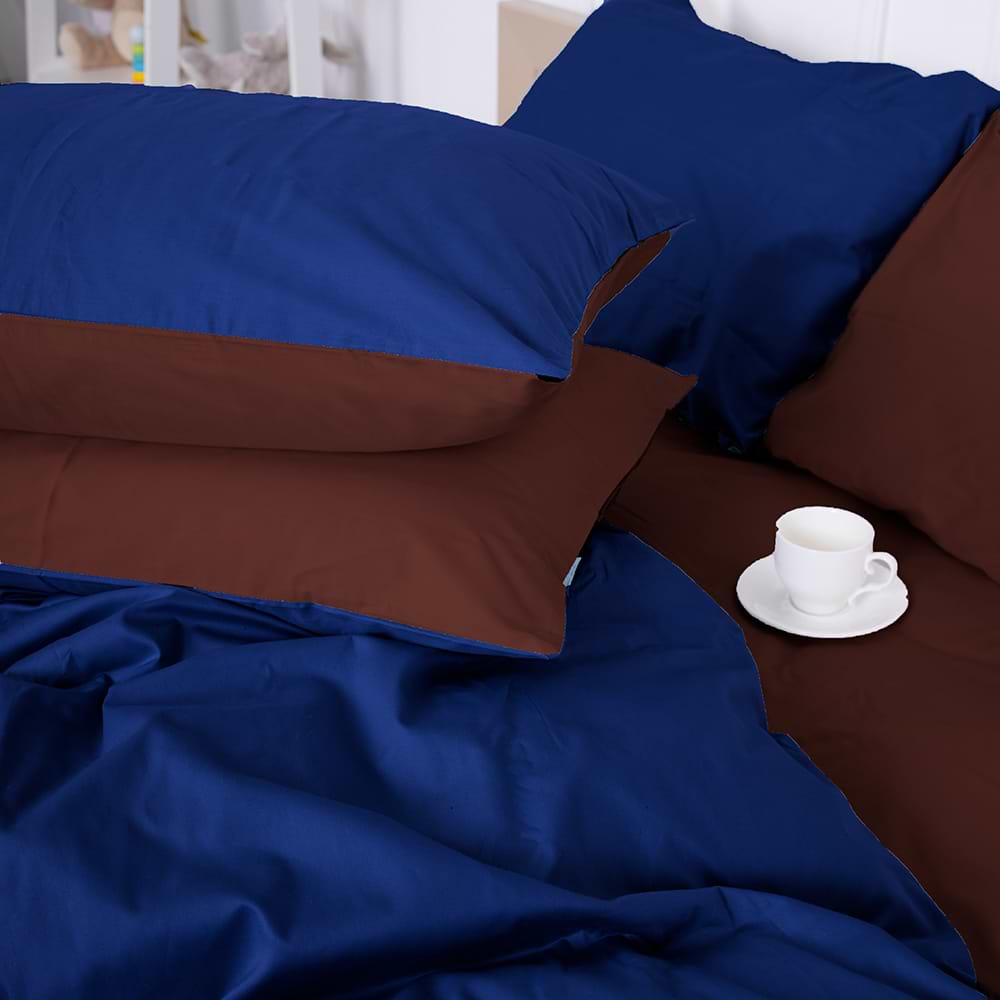 Комплект постельного белья MirSon Сатин Azure 0211+4052 143х210 см (2200000689276)