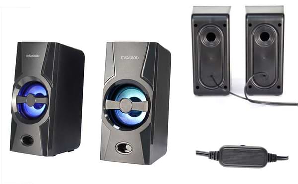 Фото - Компьютерная акустика компактная 2.0 Microlab B-15 2.0, USB Black