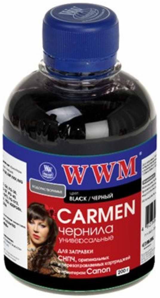 Чернила WWM Canon Universal Carmen black (CU/B) - Фото 1