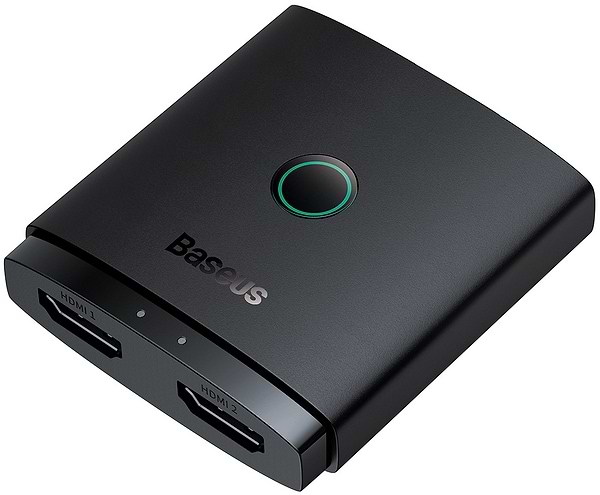 Фото - Перехідник HDMI Baseus AirJoy Series 2-in-1 Bidirectional HDMI Switch Cluster Black (B01331105111-00)
