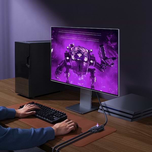 Фото - Перехідник HDMI Baseus AirJoy Series 2-in-1 Bidirectional HDMI Switch Cluster Black (B01331105111-00)