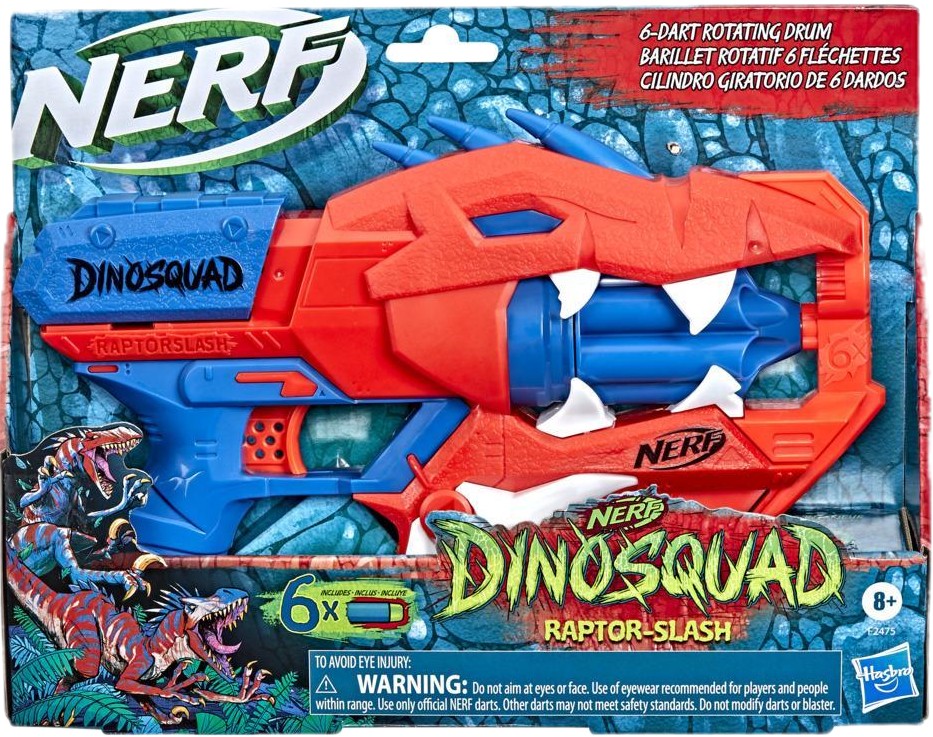 Бластер многозарядный Hasbro DINO SQUAD "Раптор Слеш" (F2475)