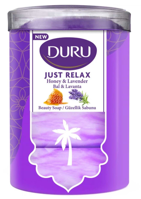 Мыло косметическое Duru Just Relax Аромат лаванди 90 г 4 шт. (8690506541552)