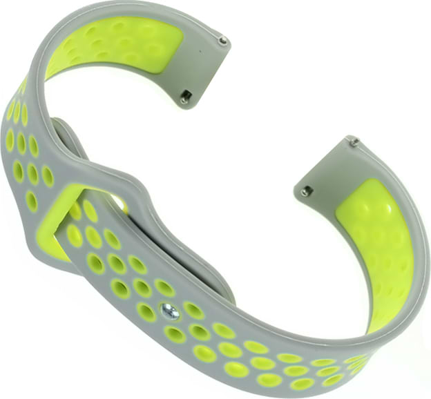 Ремешок для смарт-часов BeCover Nike Style for Xiaomi iMi KW66/Mi Watch Color/Haylou LS01/LS02/Haylou Smart Watch Solar LS05 Grey-Green (705807) - Фото 1