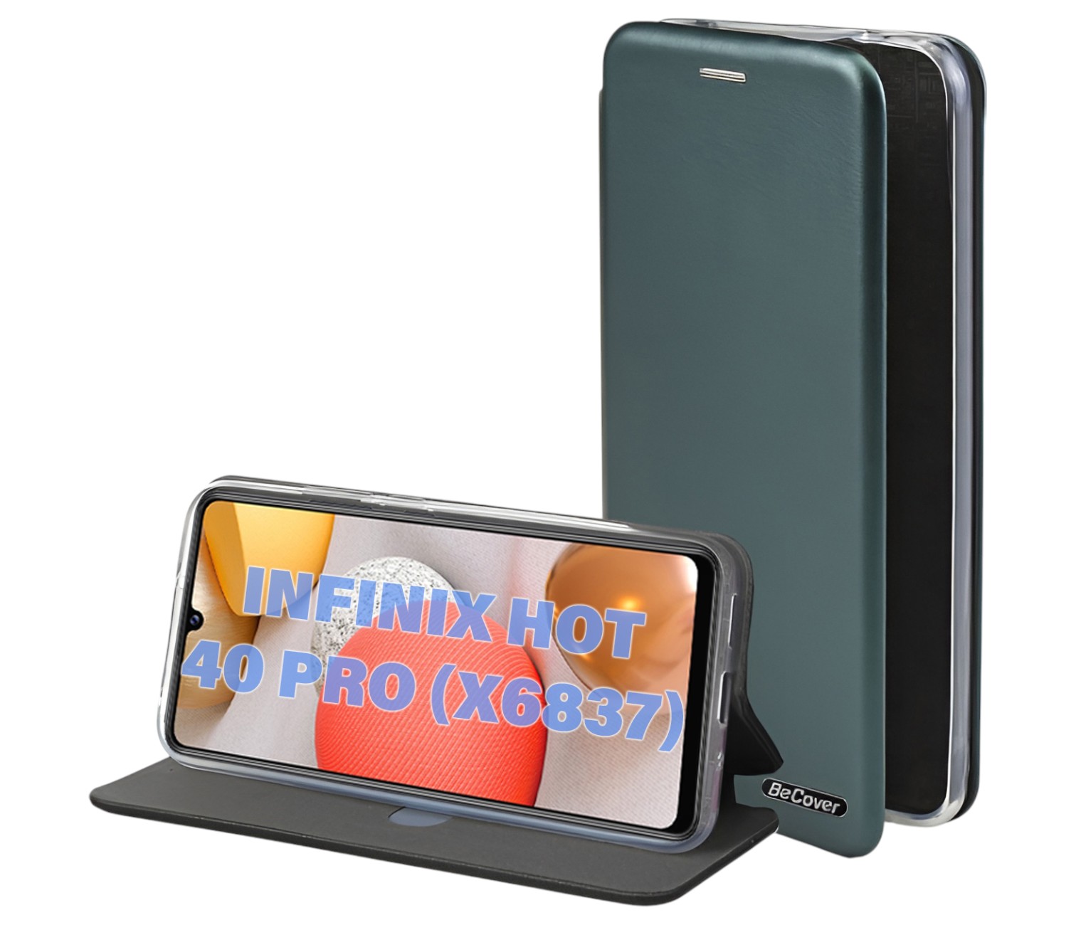 Чохол для смартфону BeCover Exclusive for Infinix Hot 40 Pro (X6837) Dark Green (711156) - Фото 1