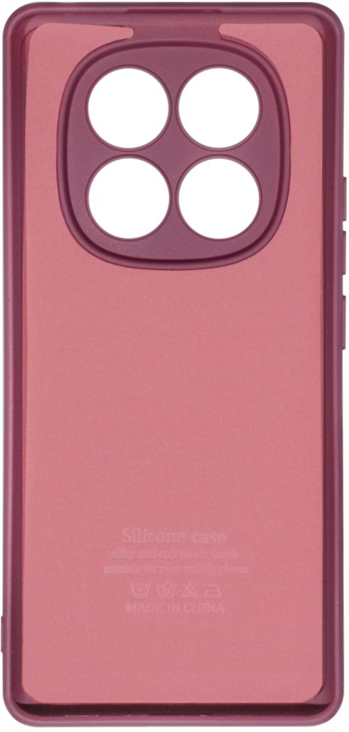 Фото - Чехол для смартфона Zarmans Soft Touch Redmi Note 14 Pro (4G) бордовый (000002599)