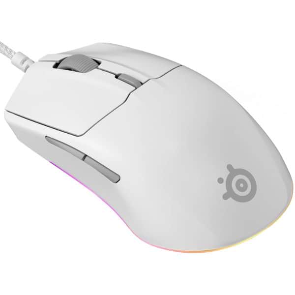 Фото - Мышь проводная игровая SteelSeries Rival 3 Gen 2 RGB White (62516)