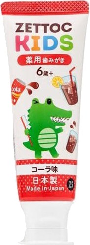 Зубна паста дитяча Zettoch Kids Toothpasta Cola (4582118954421)
