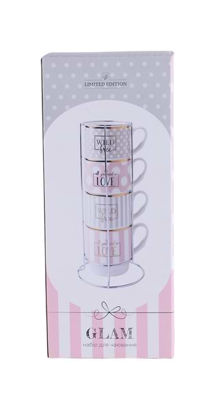Фото - Набір чашок Limited Edition Glam 4х345 мл (B248-T2005)