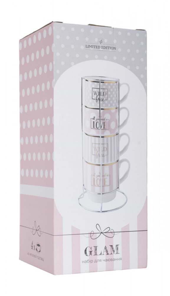 Фото - Набір чашок Limited Edition Glam 4х345 мл (B248-T2005)