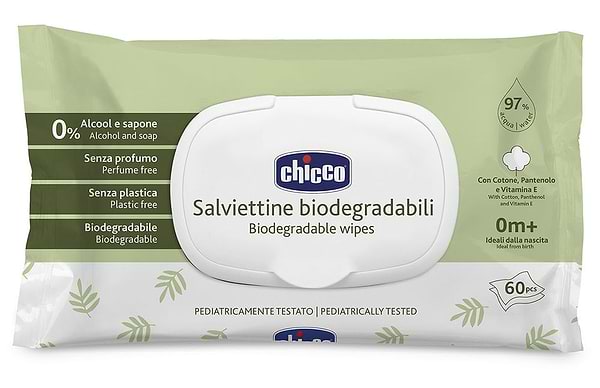 Фото - Влажные салфетки для грудничков Chicco 60 шт (12050.70)