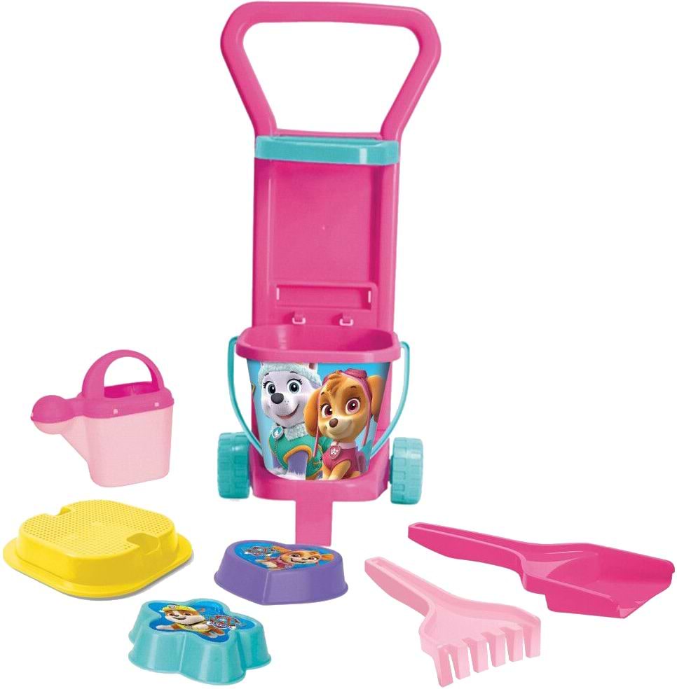 Купить Тележка для игры в песочнице Wader "Щенячий патруль" розовый, Paw Patrol (81570) - Фото 1 Тележка для игры в песочнице Wader "Щенячий патруль" розовый, Paw Patrol (81570) - Фото 1