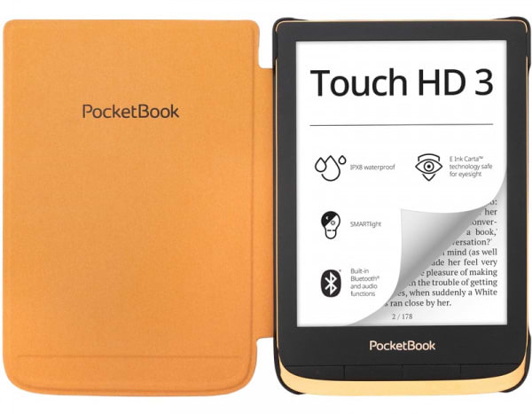 Фото - Чехол для электронной книги PocketBook 6'' Shell Cover 616/617/627/628/632 Brown (WPUC-627-S-LB)